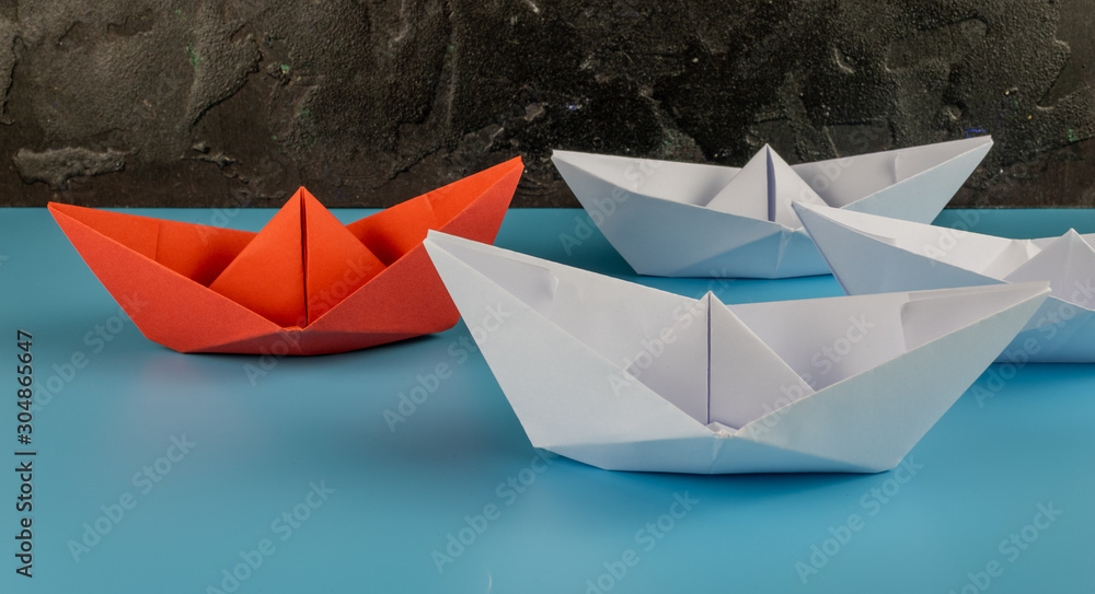 Origami paper boat Origami paper boat