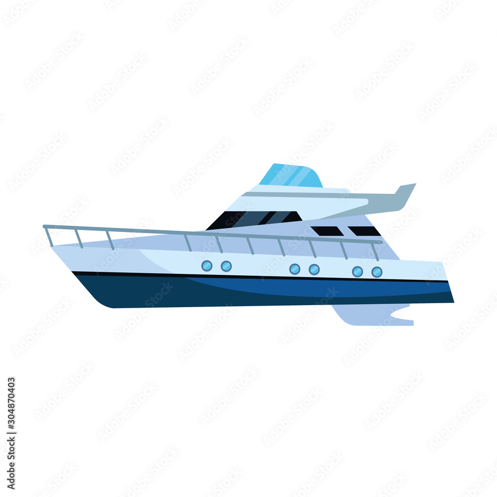 modern cruise ship icon, flat design modern cruise ship icon, flat design