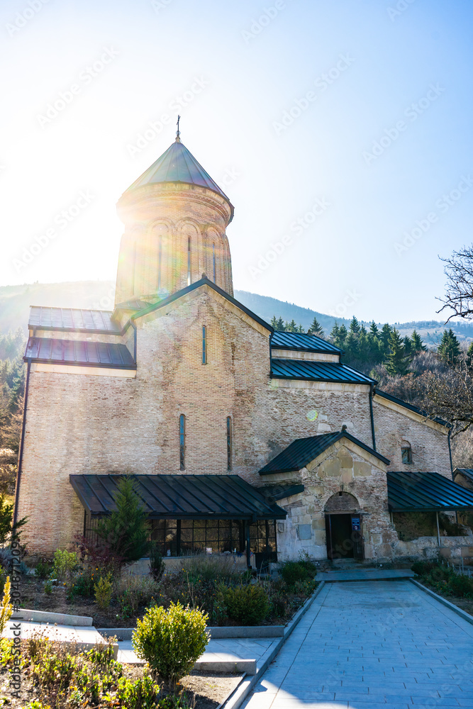 Fototapeta premium Kitsvisi monastery in Shida Kartli, Georgia