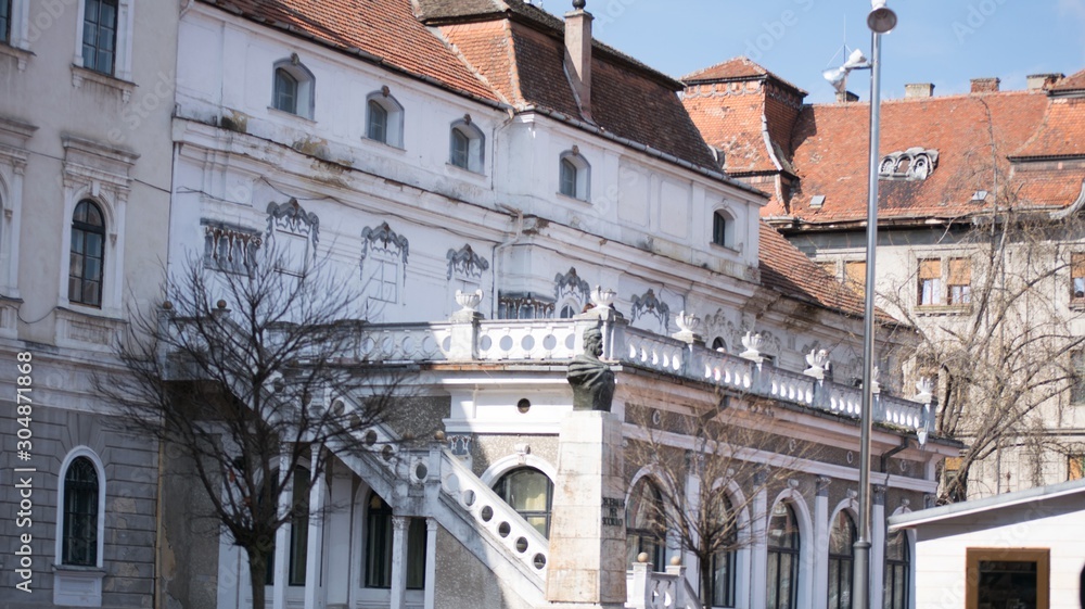 Fototapeta premium Liberty Square in Timisoara Romania