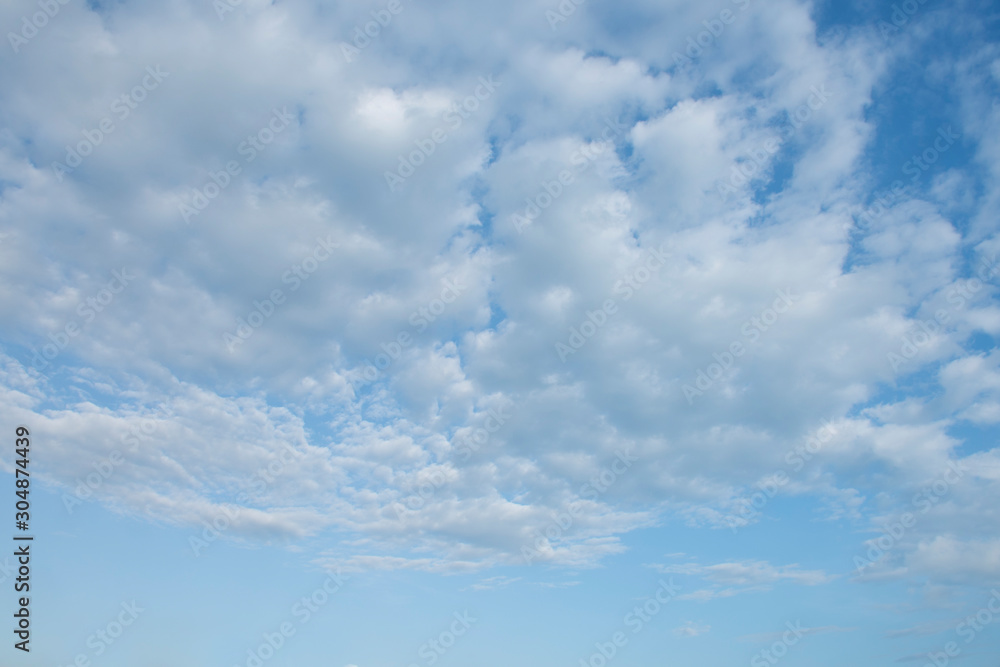Abstract background of clouds in the blue sky 