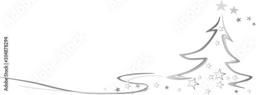Simplified Christmas background vector illustration