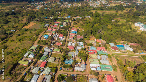 AERIAL VIEW OF THE ARUSHA CITY