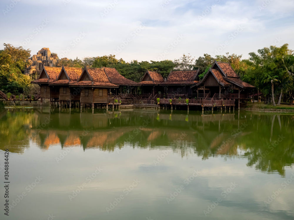 Tourist Culture area in Siem Reap Cambodia