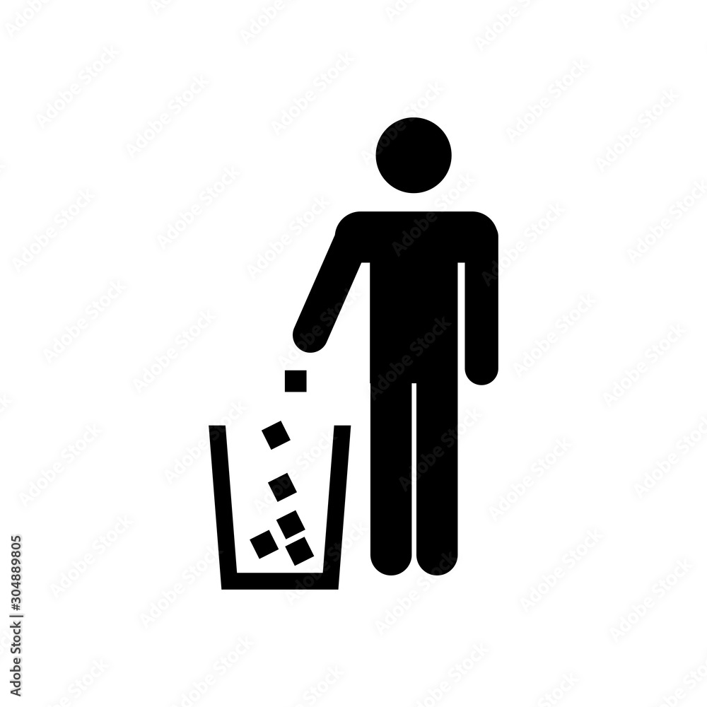 trash can icon vector design symbol trash can icon vector design symbol