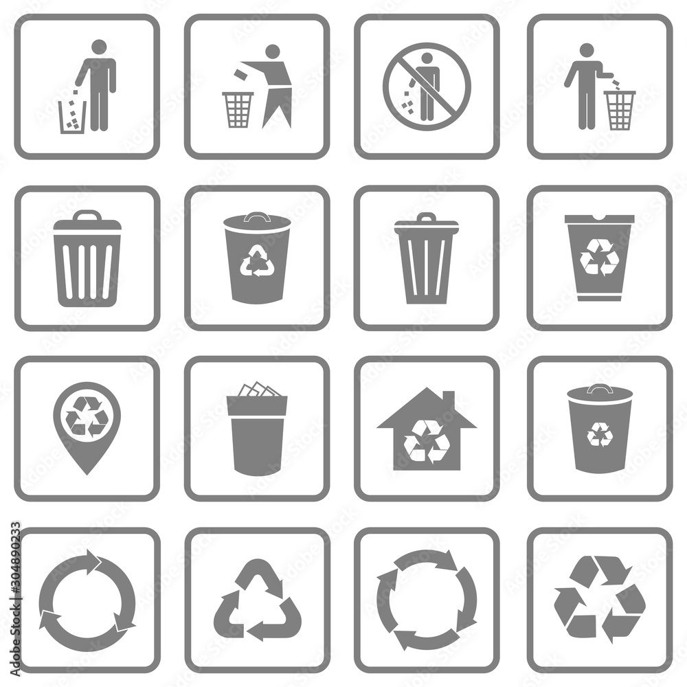 trash can icon vector design symbol trash can icon vector design symbol