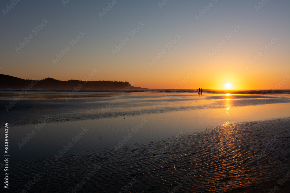 sunset in tofino bc