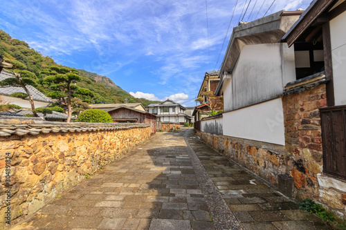                                                          Back street with Tongbai moat   Saga Arita town