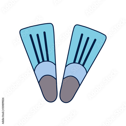summer swimming fins detailed style icon