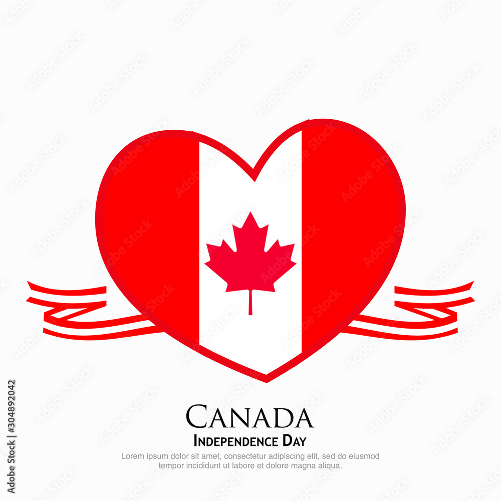Canada flag vector. can be used for Independence Day celebrations or other events Canada flag vector. can be used for Independence Day celebrations or other events