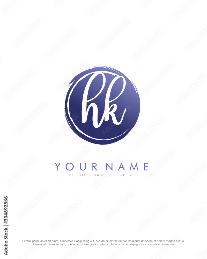 H K HK initial splash logo template vector. A logo design for company and identity business. H K HK initial splash logo template vector. A logo design for company and identity business.
