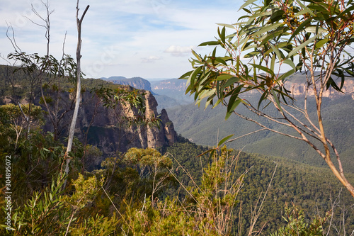 The Blue Mountains, Blackheath, Pulpit Rock and Avil Rock. photo