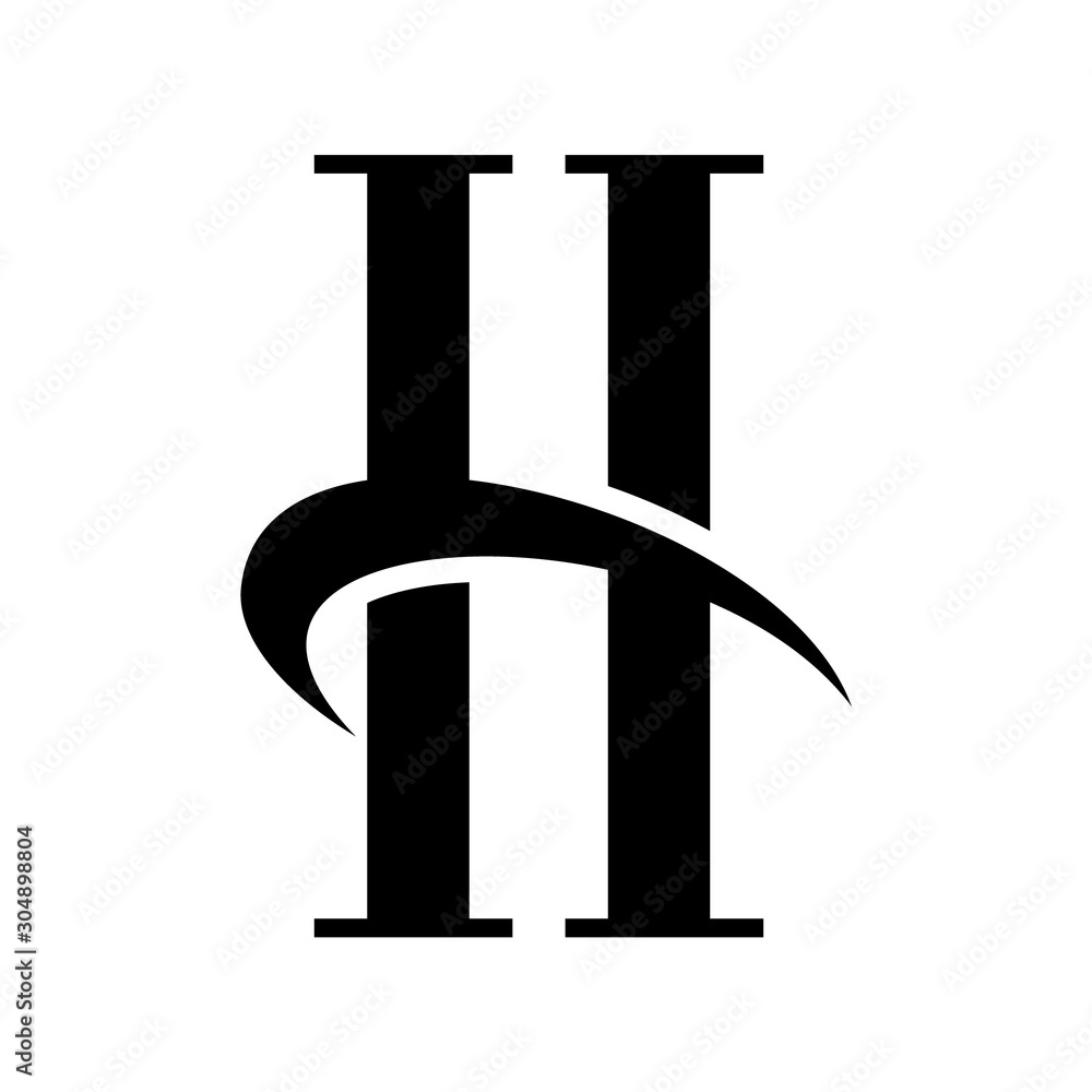 Initial H Letter logo design vector template Initial H Letter logo design vector template