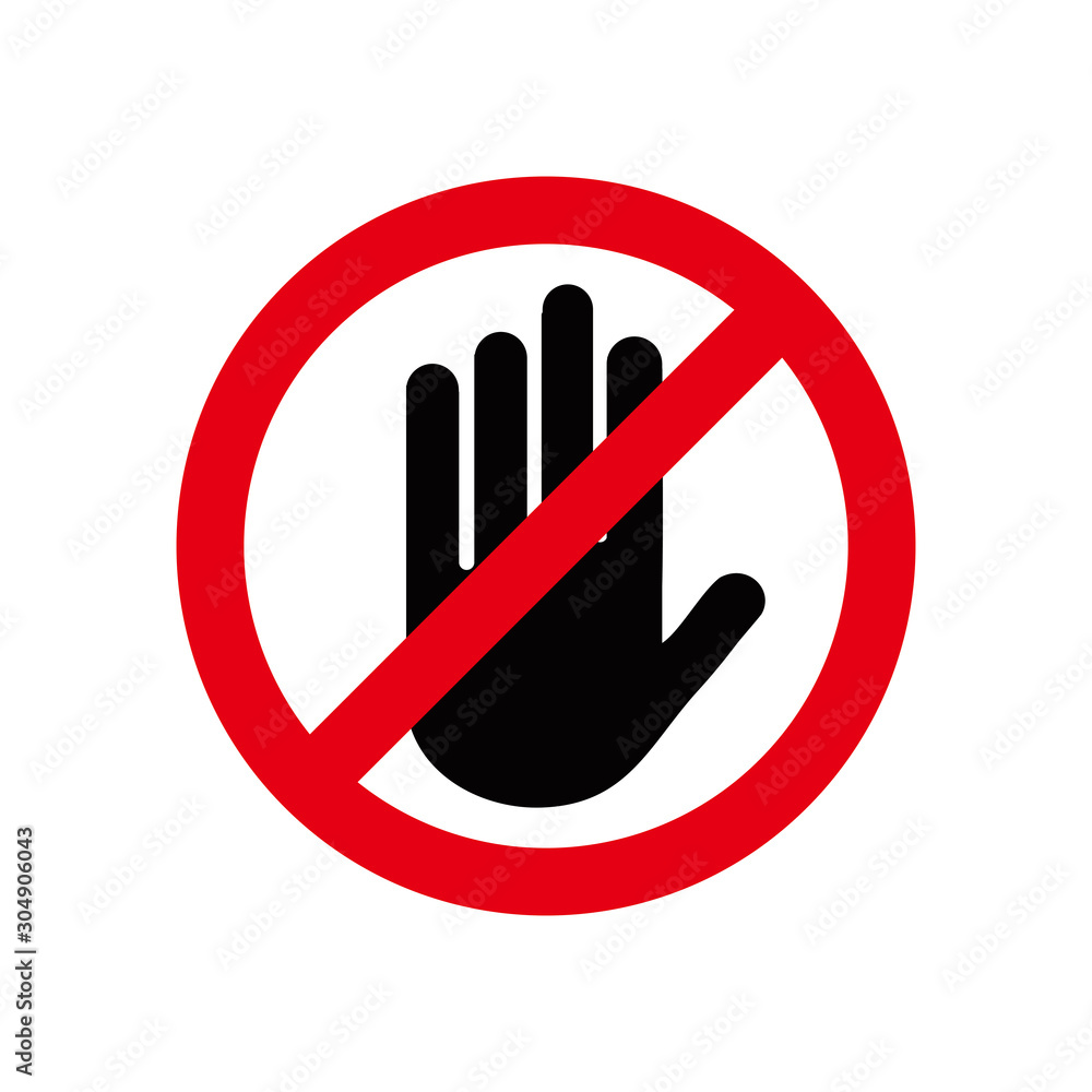 stop sign, hand stop sign icon vector design symbol stop sign, hand stop sign icon vector design symbol