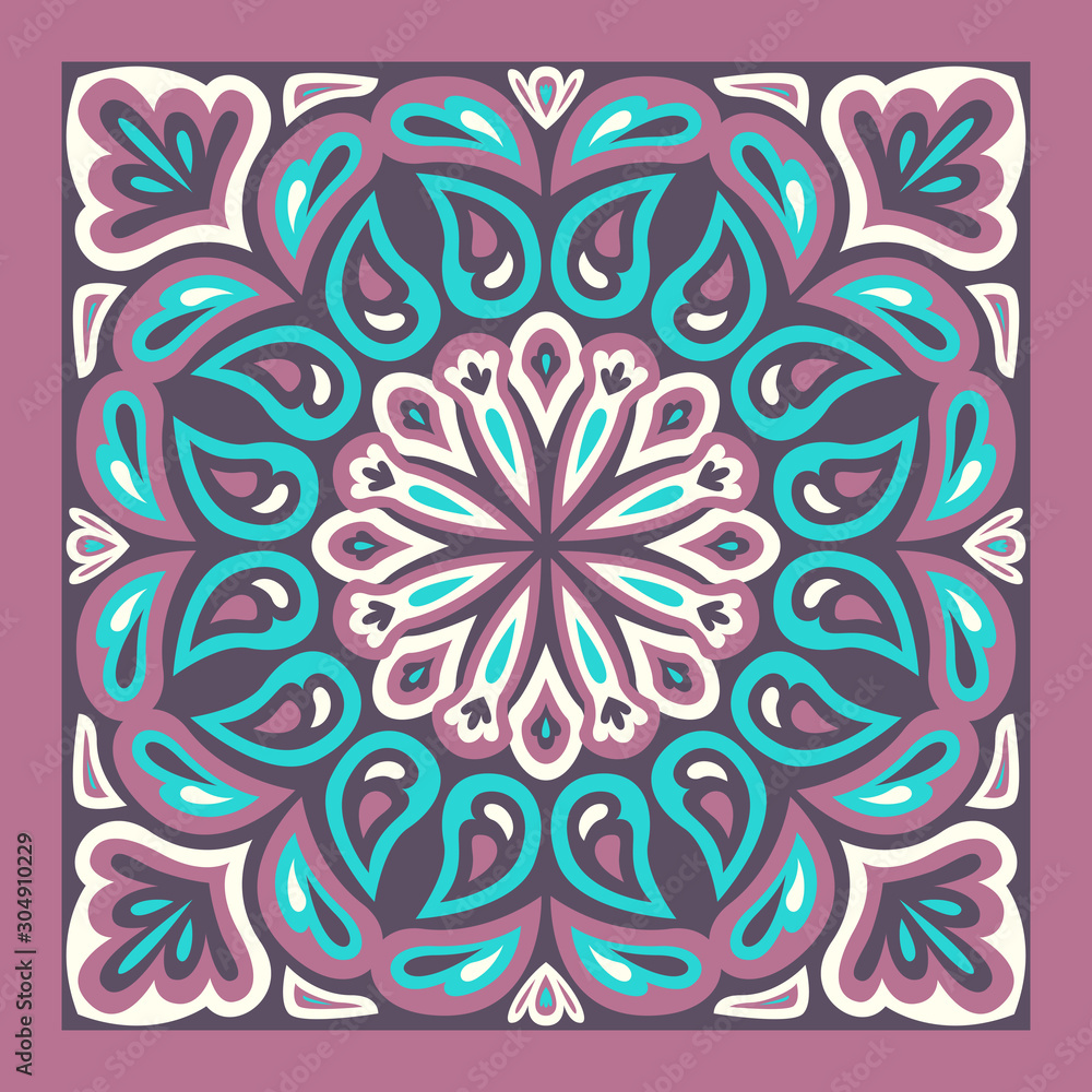 Fototapeta premium scarf pattern