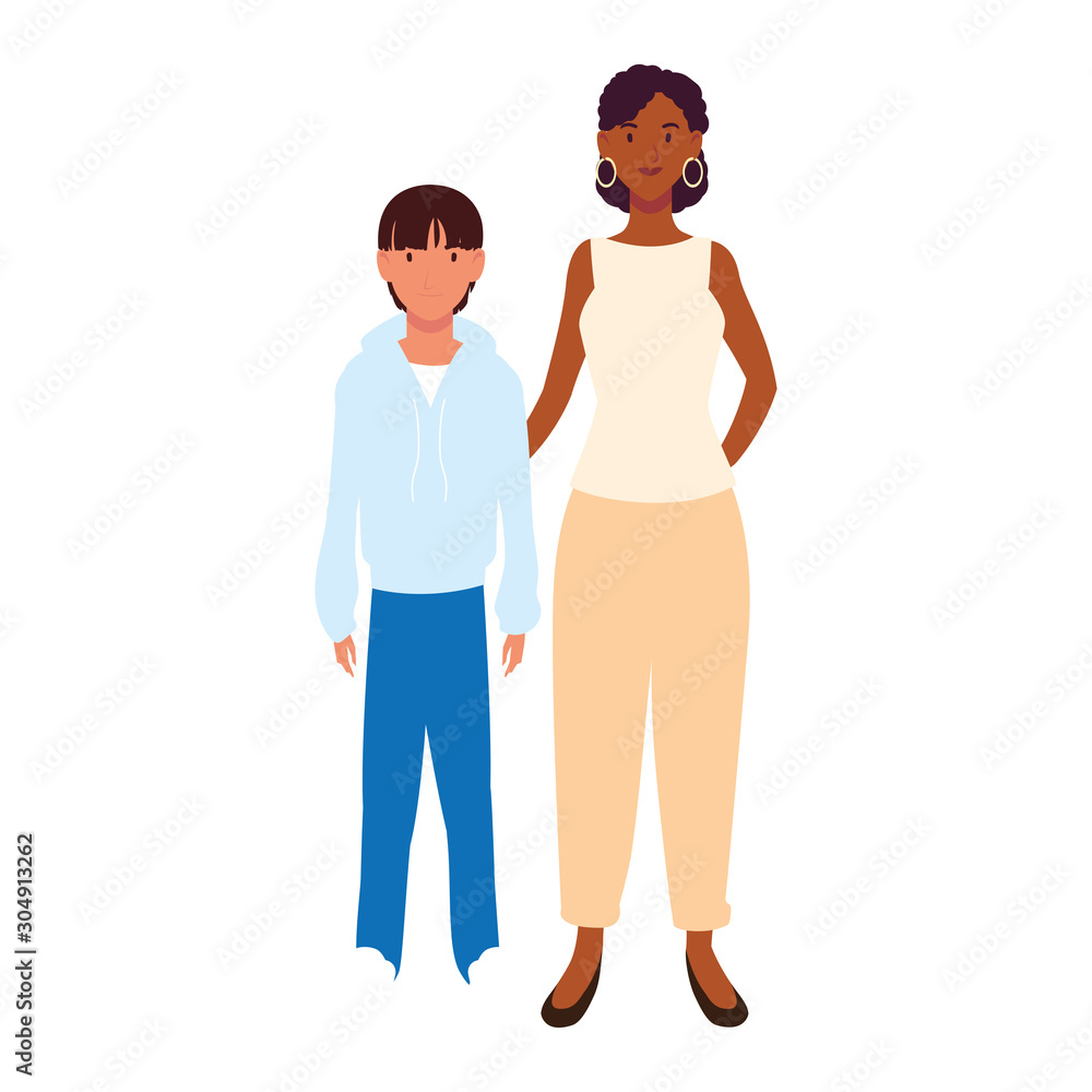 couple of people smiling standing couple of people smiling standing