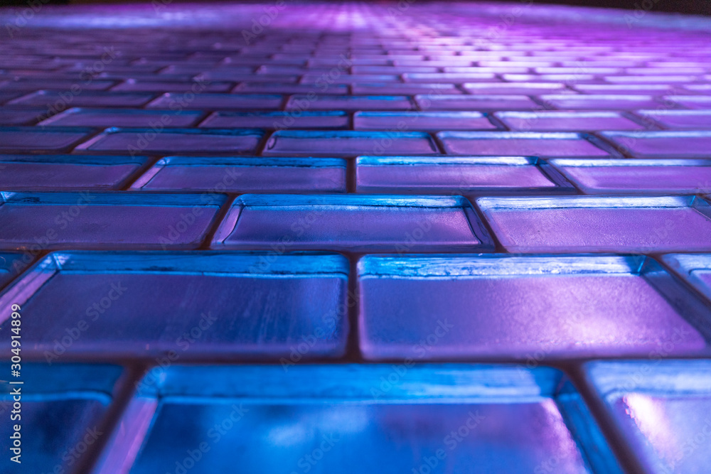 Obraz premium Glass Brick Texture, Close