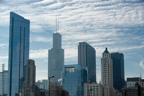 Cold Chicago Skyline