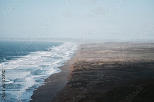 Fototapeta Naklejka Na Ścianę i Meble -  The Pacific coast from Point Reyes, CA