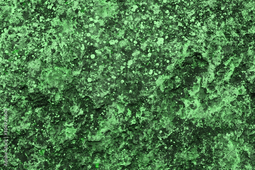 Fototapeta premium green natural aged rock detailed texture - wonderful abstract photo background