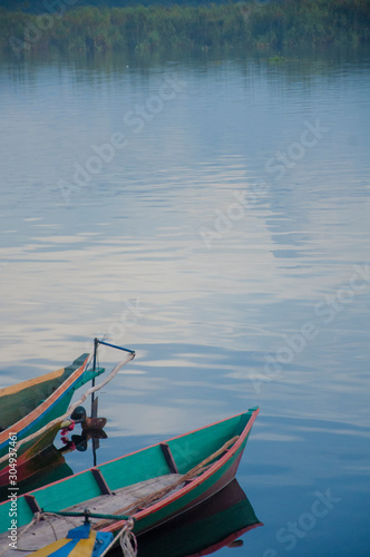 KLOTOK traditional transportation river in central kalimantan, indonesia © octa