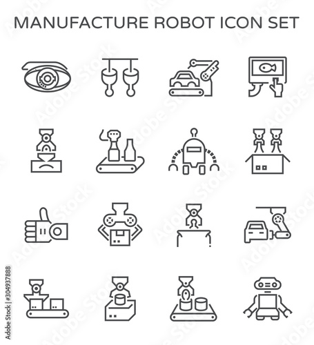 robot production icon