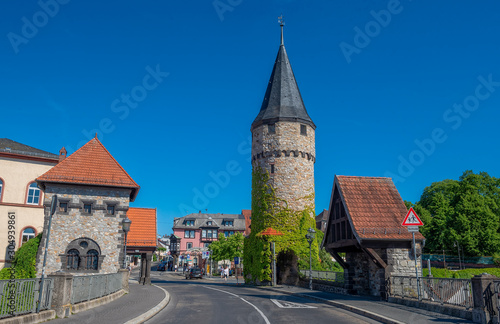 Der sog. Hexenturm in der Altstadt von Bad Homburg v.d.H.