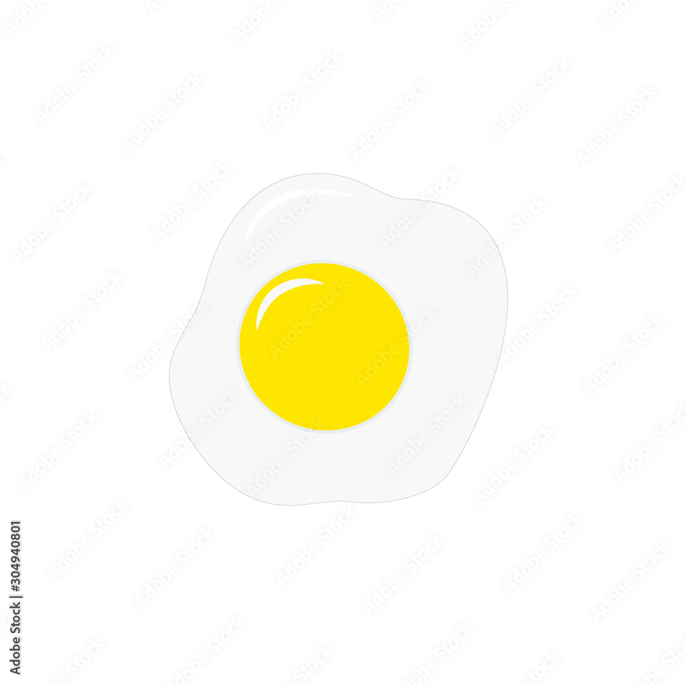fried egg isolated on white background fried egg isolated on white background