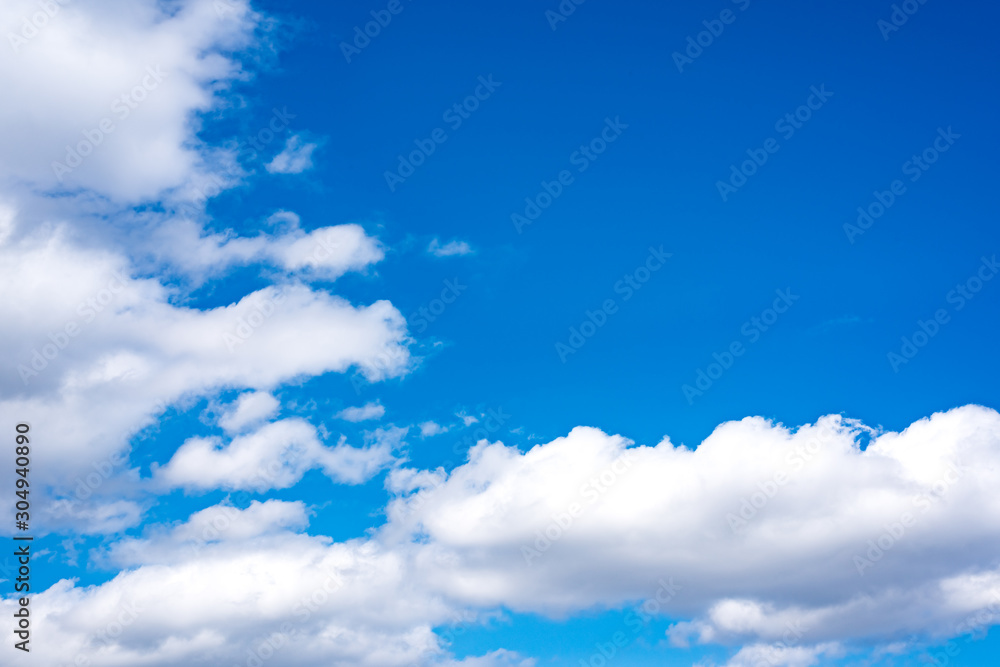 Blue sky with white clouds Blue sky with white clouds