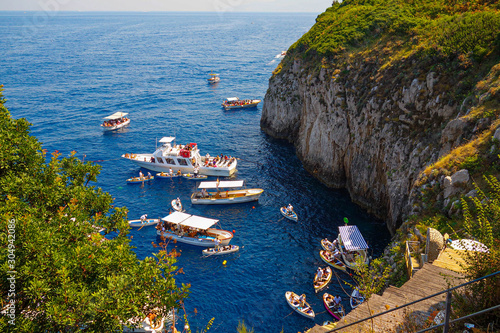 イタリア　カプリ島　青の洞窟