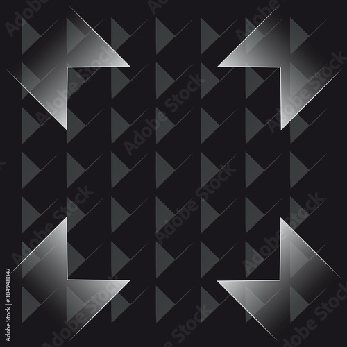 Schwarze Ecken