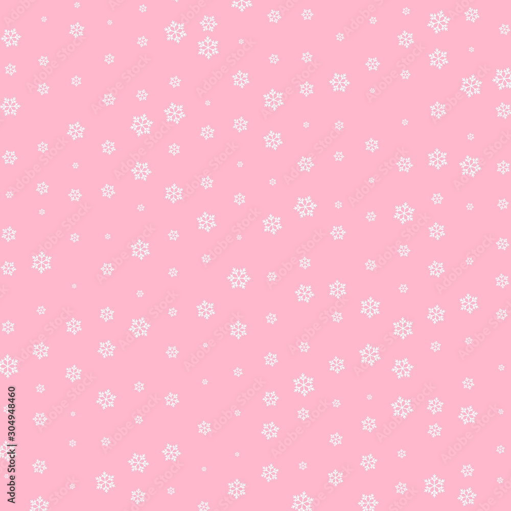 Snow pattern. Vector illustration. Falling snow.