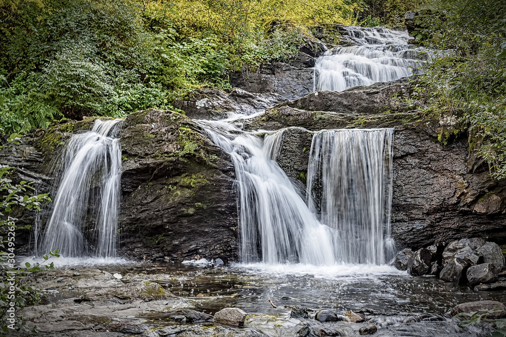 Fototapeta premium Trondheim Ilabekken Waterfall