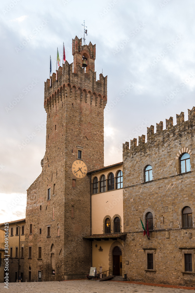 Arezzo tower of town