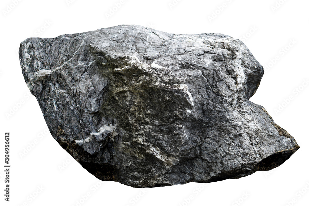 Obraz premium stones white background. Clipping Path