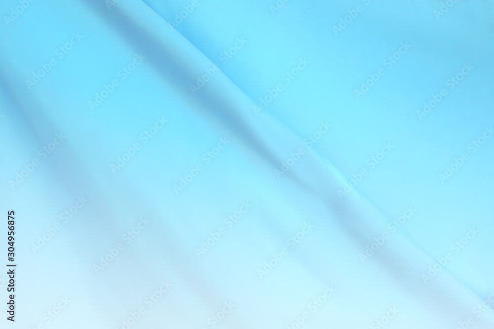 Obraz premium blue cloth background abstract with soft waves