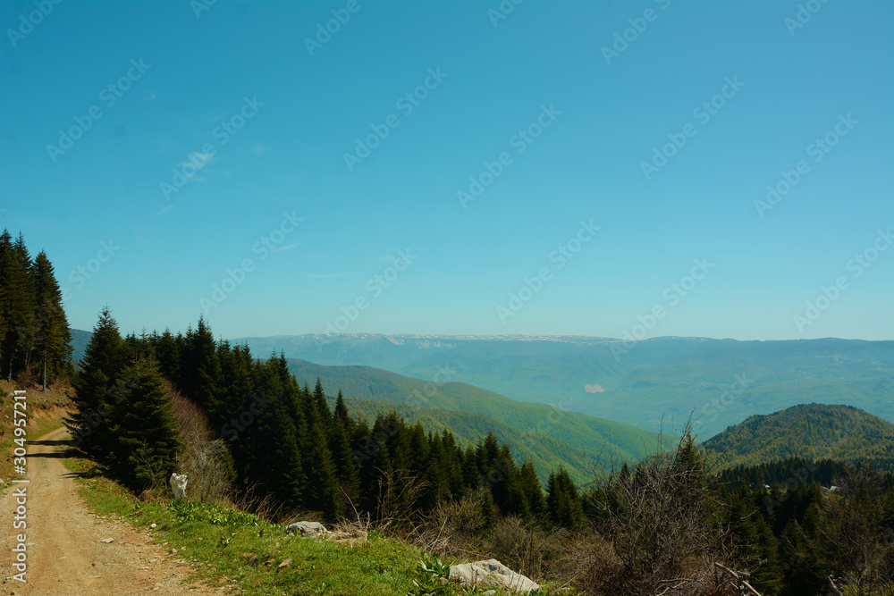 view of mountains