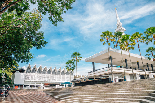 Masjid Negara mosque in Kuala Lumpur, Malaysia photo