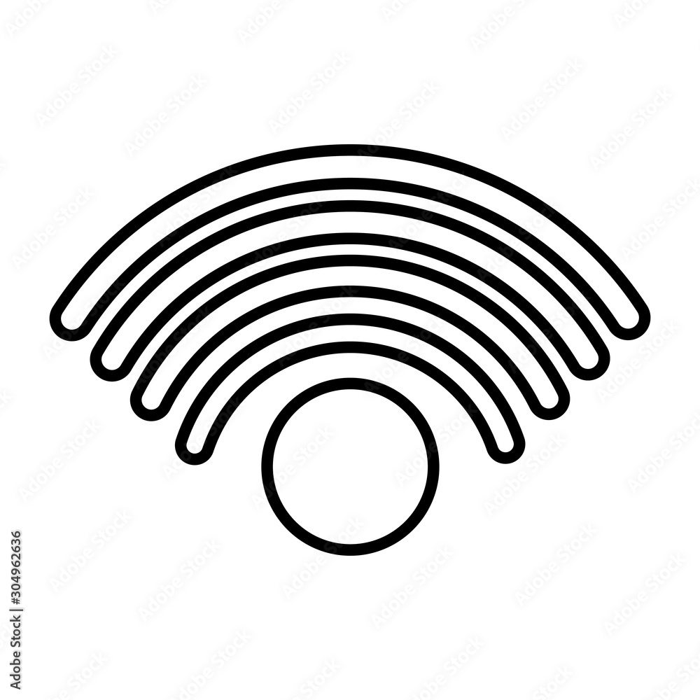 wifi symbol in white background wifi symbol in white background