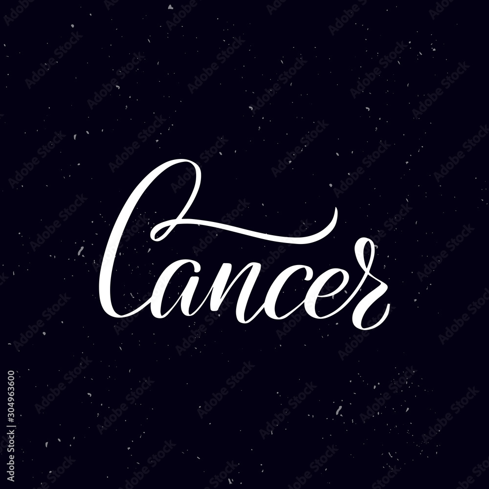 Fototapeta premium Handwritten calligraphy text, chalk on a blackboard