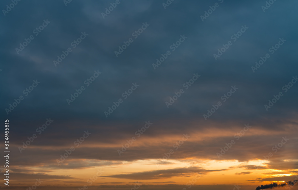 Fototapeta premium Fantastic clouds at sunrise