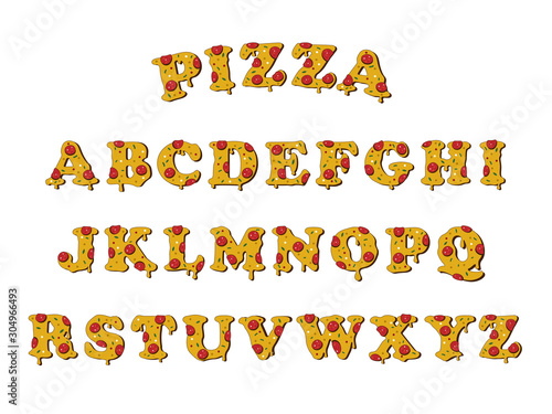 Pizza font