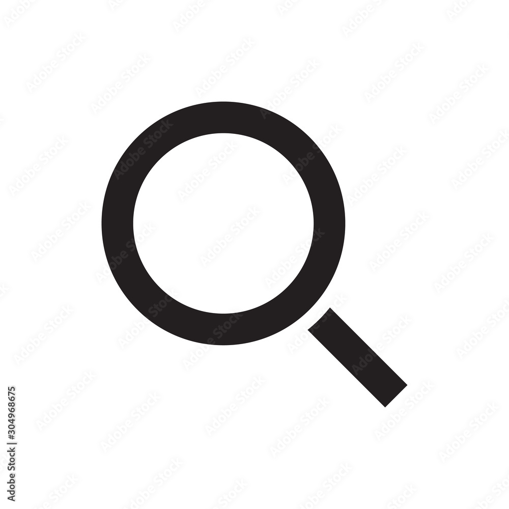 Magnifying glass icon. Search, find, seek icon. Magnifying glass icon. Search, find, seek icon.