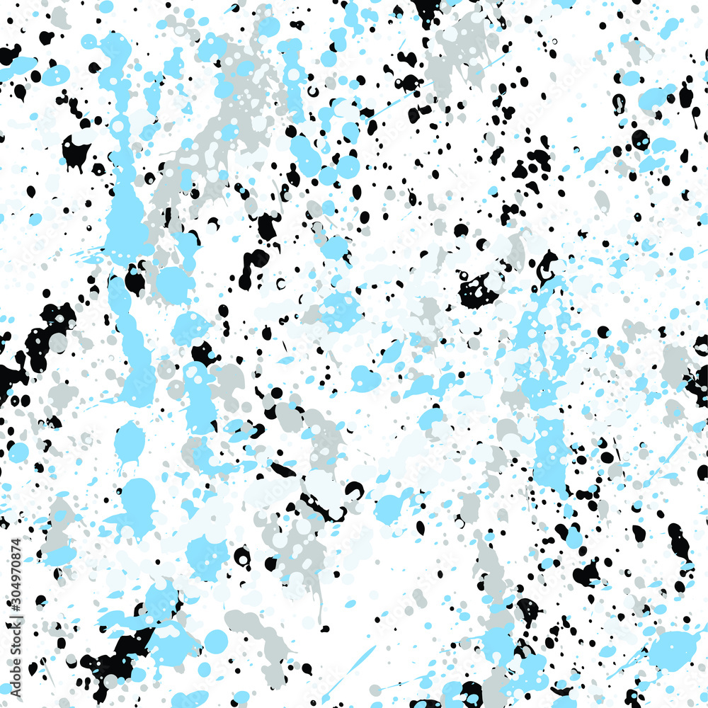 Paint splashes texture seamless pattern Paint splashes texture seamless pattern