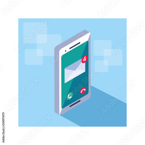 smartphone screen with mobile applications