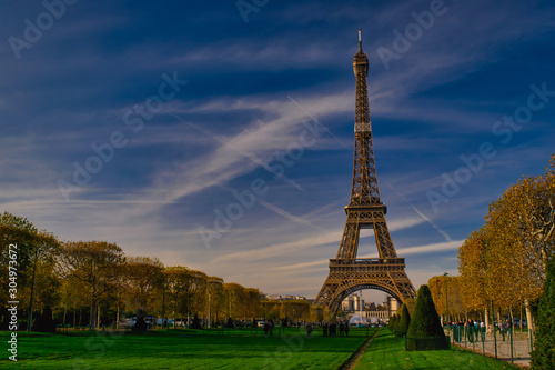 Eiffel tower in paris france