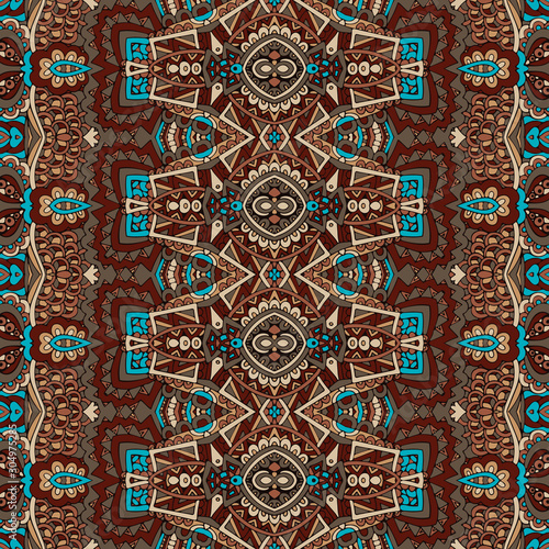 Tribal vintage abstract geometric ethnic seamless pattern ornamental