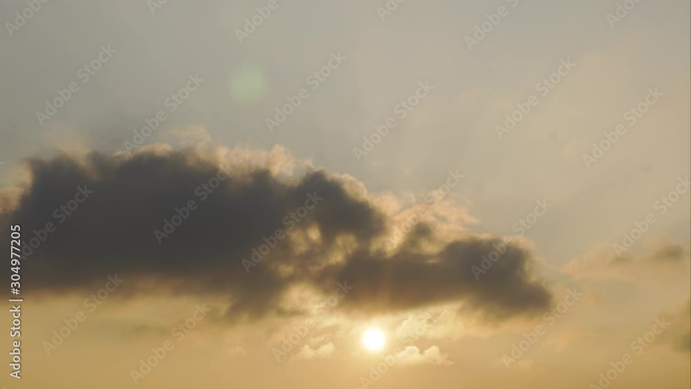 beautiful sunset and clouds, time lapse beautiful sunset and clouds, time lapse