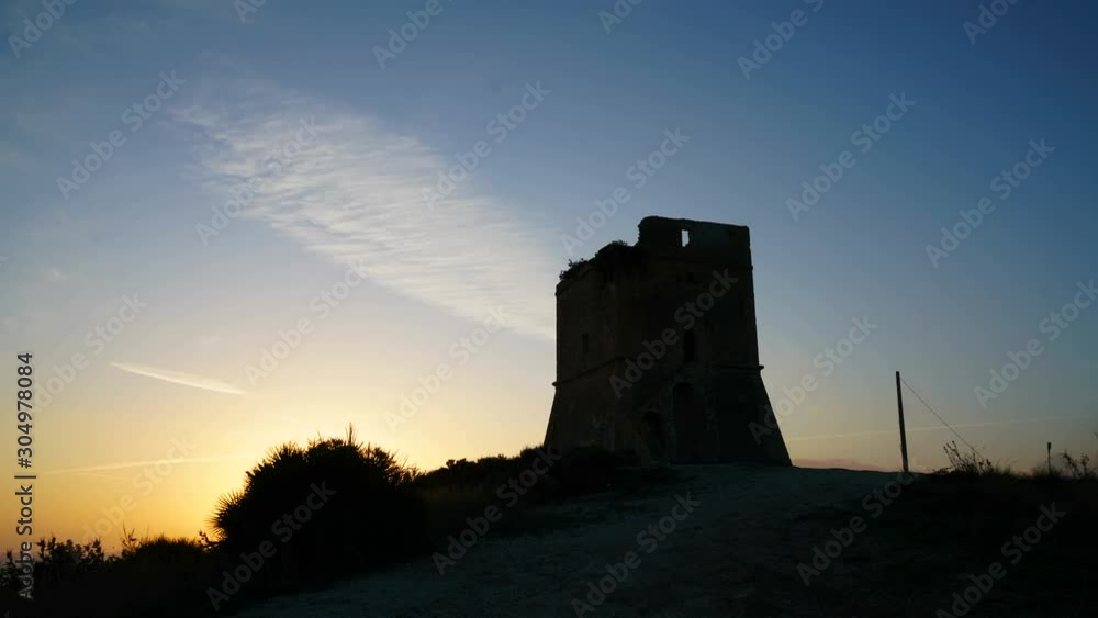 torre di mafria al tramonto torre di mafria al tramonto