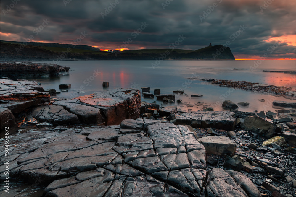 Sunrise at Kimmeridge, Dorset, England